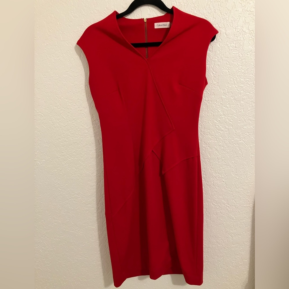 Calvin Klein Gorgeous Red Dress